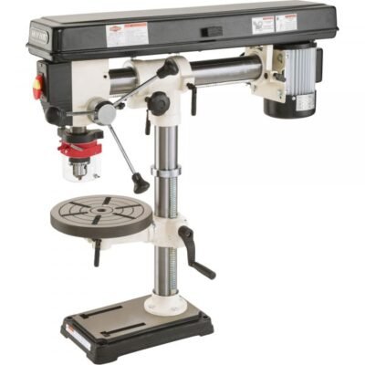 Shop Fox W1669 Radial Benchtop Drill Press – 5-Speed, 17in Swing