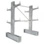 Vestil HDU-C-8-36-G-SET 8ft H Galvanized Heavy-Duty Cantilever Starter Kit (36in Arms)