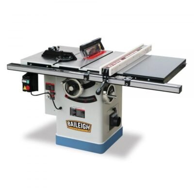 Baileigh TS-1040P-30-V2 10 In. Professional Cabinet Style Table Saw – 3 HP, 30in Rip