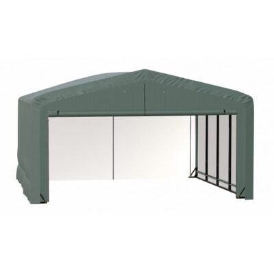 ShelterLogic ShelterTube SQAADD0104C02001812 Wind/Snow Rated Garage 20x18x12ft (Green)