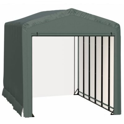 ShelterLogic ShelterTube SQAACC0104C01402716 Wind/Snow Rated Garage 14x27x16ft (Green)