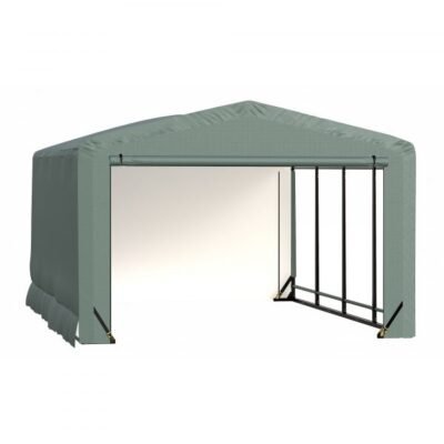 ShelterLogic ShelterTube SQAACC0104C01201808 Wind/Snow Rated Garage 12x18x8ft (Green)