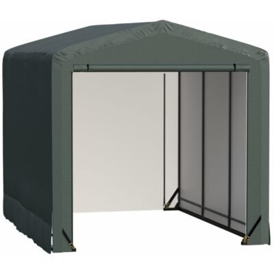 ShelterLogic ShelterTube SQAACC0104C01001410 Wind/Snow Rated Garage 10x14x10ft (Green)