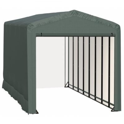 ShelterLogic ShelterTube SQAACC0104C01403616 Wind/Snow Rated Garage 14x36x16ft (Green)