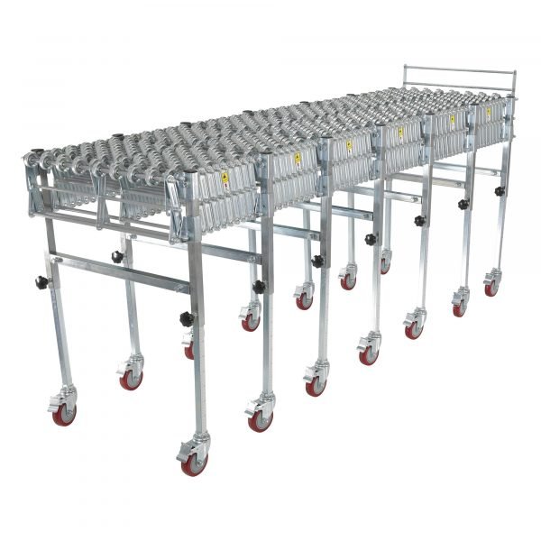 Vestil EXCNV-S-24-24 Expandable Conveyor Skate (200 lb Capacity, 24in. Width) - Image 2