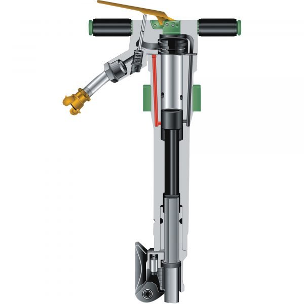 Sullair MPB-35C 1in Hex Paving Breaker - Image 2