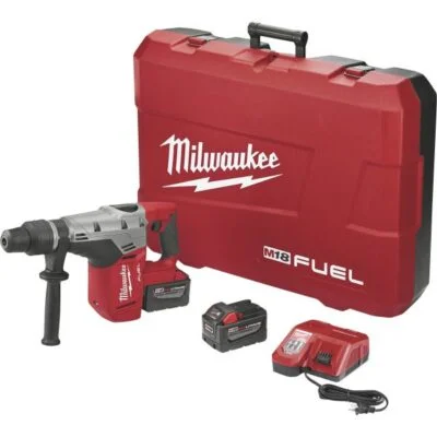 Milwaukee 2717-22HD M18 FUEL SDS Max Hammer Drill Kit – 1 9/16in, 2 Batteries