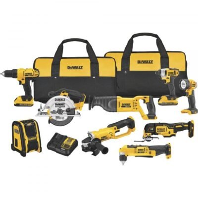DEWALT DCK940D2 20V MAX Li-Ion Cordless Combo Kit – 9-Tool, 2 Batteries