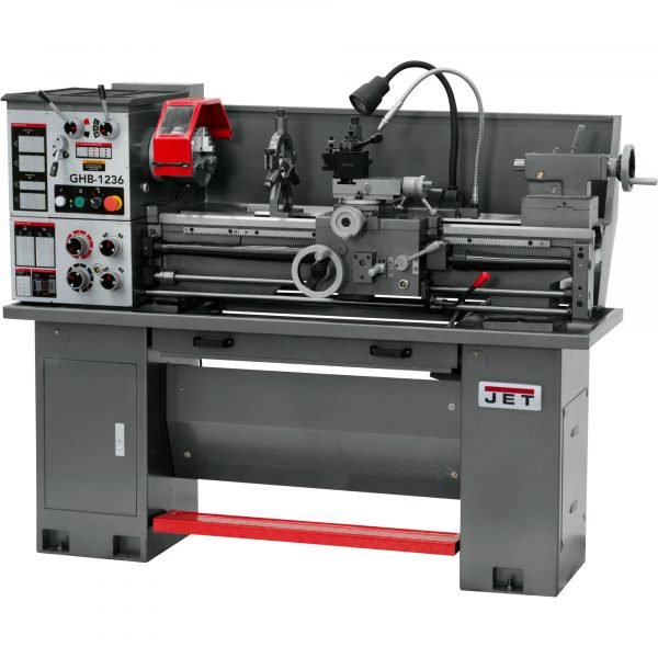 JET GHB-1236 Geared Head Bench Lathe - 12x36in, Acu-Rite Vue DRO - Image 2
