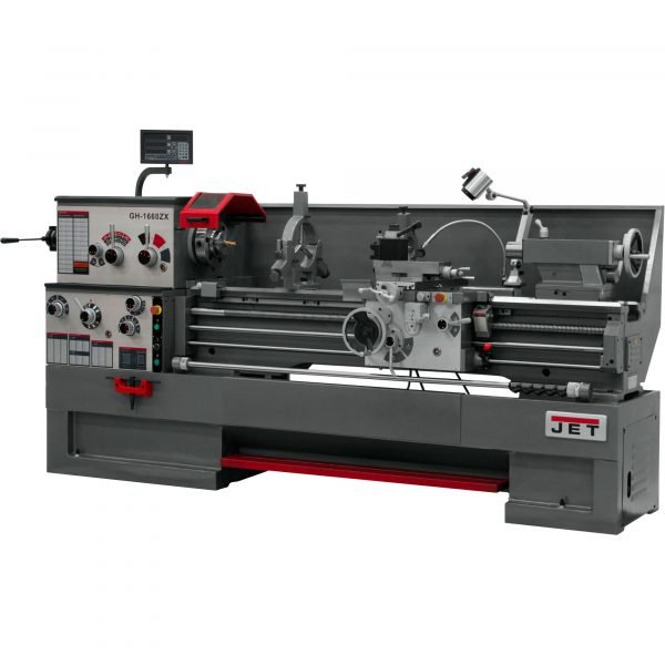 JET GH-1660ZX ZX Lathe - 16x60in, DRO, Taper, Collet Closer - Image 2