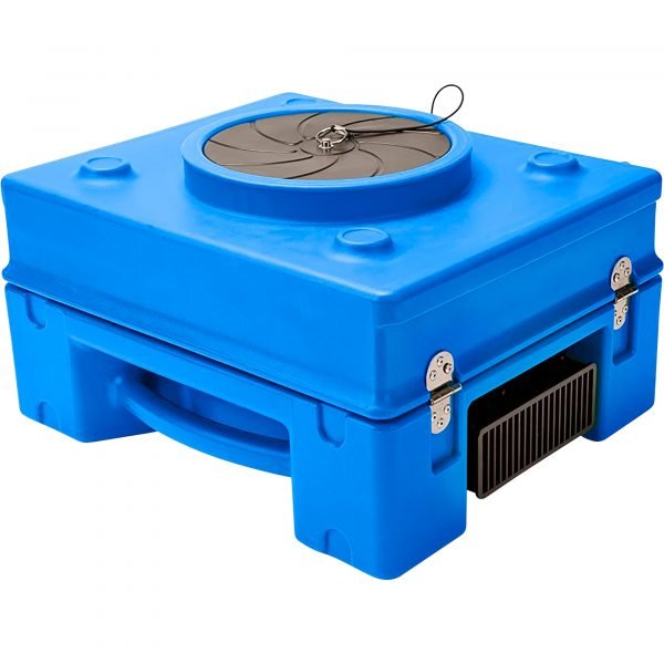B-Air RA-650 BLUE HEPA Air Scrubber (500 CFM, Blue) - Image 2