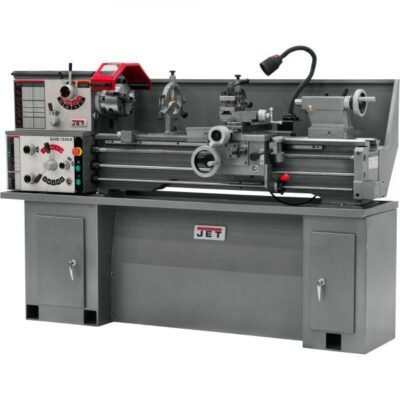 JET GHB-1340A Geared Head Bench Lathe – 13x40in, Taper Attachment