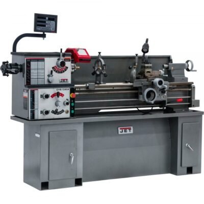 JET GHB-1340A Geared Head Bench Lathe – 13x40in, Acu-Rite 203 DRO, Collet Closer