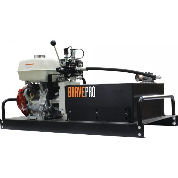 BravePro HBHR350GX Hydraulic Power Pack Honda GX 389cc 7 GPM 15-Gal. Tank - Image 2
