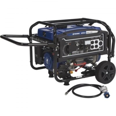 Powerhorse Dual Fuel Portable Generator 4,000 Peak/3,240 Rated Watts Electric Start