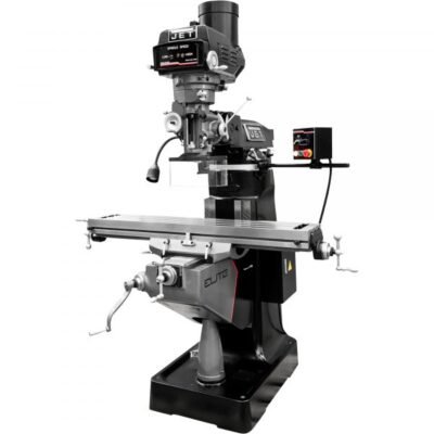 JET ETM-949 Elite Mill – 2-Axis ACU-RITE 203 DRO, X Y Z Powerfeeds