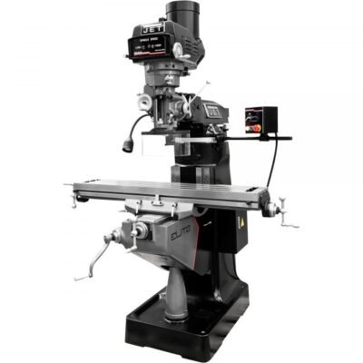 JET ETM-949 Elite Mill – 2-Axis ACU-RITE 303 DRO, X Y Z Powerfeeds