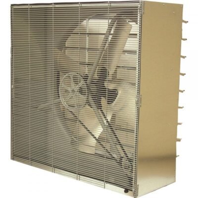 TPI CBT30B Cabinet Exhaust Fan w/ Shutter (30in, 4500 CFM, 1/3 HP)