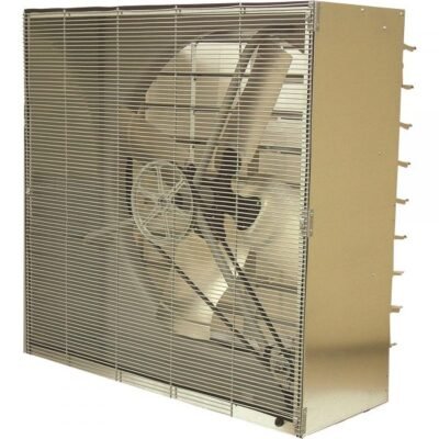 TPI CBT36B Cabinet Exhaust Fan w/ Shutter (36in, 6900 CFM, 1/2 HP)