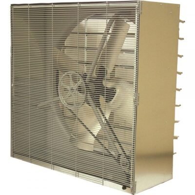 TPI CBT48B Cabinet Exhaust Fan w/ Shutter (48in, 14400 CFM, 1 HP)