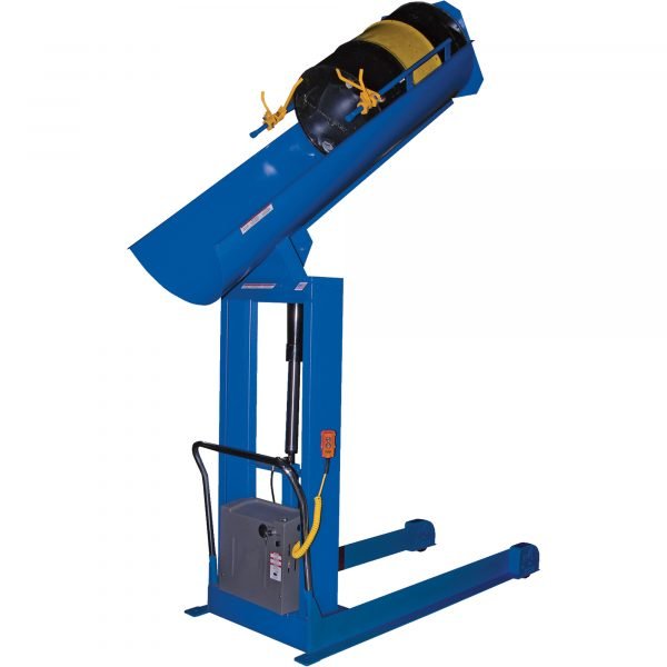 Vestil HDD-36-7-P Portable Hydraulic Drum Dumper (750lb, 36in Dump Height) - Image 2