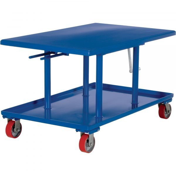 Vestil MT-2436-LP Low Profile Mechanical Post Table (36in. x 24in. Platform) - Image 2