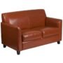 Flash Furniture BT8272CG Leather Loveseat