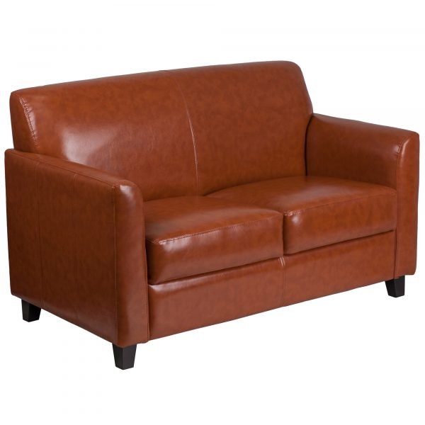 Flash Furniture BT8272CG Leather Loveseat