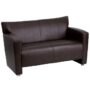 Flash Furniture 2222BN Leather Loveseat