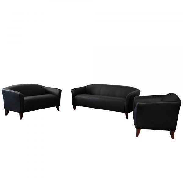 Flash Furniture 111SETBK 3-Pc. Leather