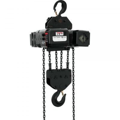 JET VOLT 183010 10-Ton Electric Chain Hoist 10 ft Lift, 3PH