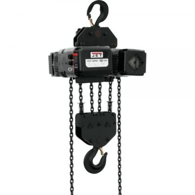 JET VOLT 183015 10-Ton Electric Chain Hoist 15 ft Lift, 3PH