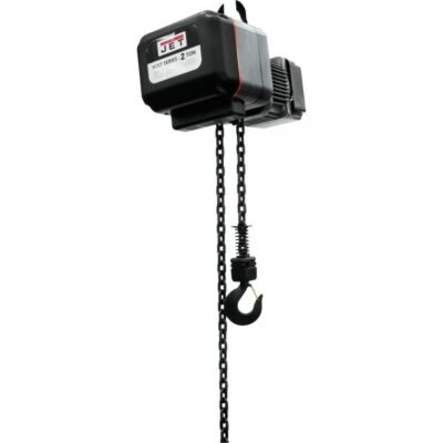 JET VOLT 183215 2-Ton Electric Chain Hoist 15 ft Lift, 3PH
