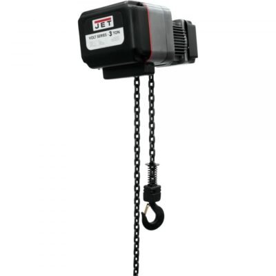 JET VOLT 183315 3-Ton Electric Chain Hoist 15 ft Lift, 3PH