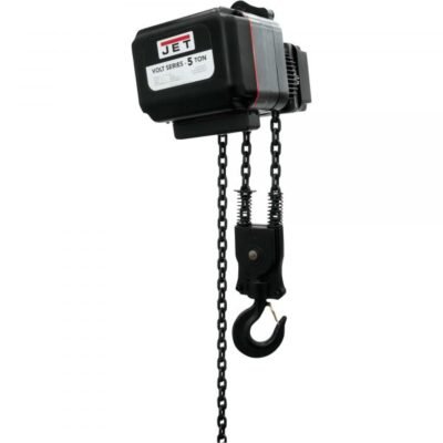 JET VOLT 183515 5-Ton Electric Chain Hoist 15 ft Lift, 3PH