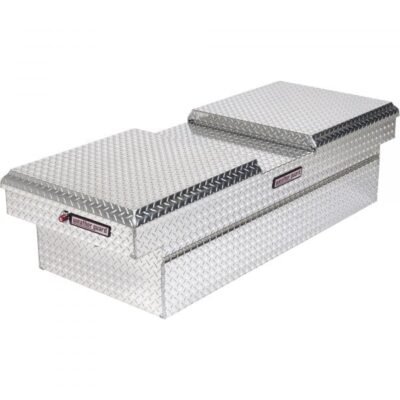 Weather Guard 114-0-01 71in Extra-Wide Gull Wing Cross Box (Aluminum Diamond Plate)