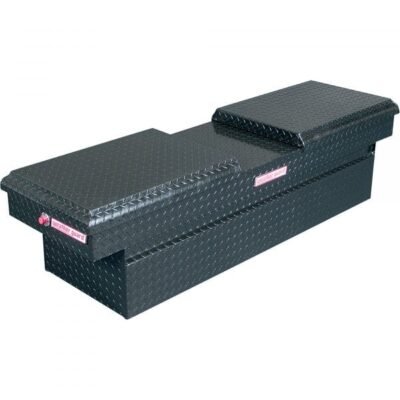 Weather Guard 124-5-01 72in Gull Wing Cross Box (Aluminum Black Diamond Plate)