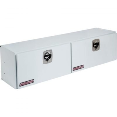 Weather Guard 264-3-02 64in Steel High-Side Dual Door Truck Tool Box (White)