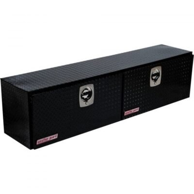 Weather Guard 372-5-02 72in Aluminum High-Side 2-Door Truck Tool Box (Black)