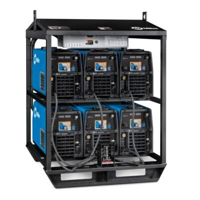Miller XMT 350 FieldPro ArcReach 6-Pack Rack System