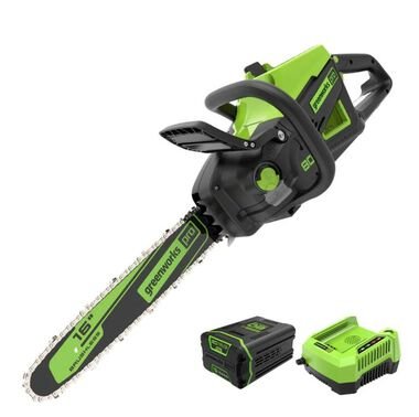 Greenworks 80V Pro 16in Brushless Chainsaw Kit (4Ah Battery)