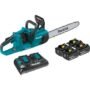 Makita XCU04PT 36V (18V x2) LXT 16in Chainsaw Kit (4x 5.0Ah Batteries)