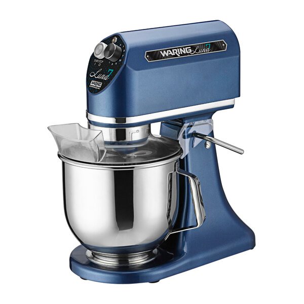Waring Luna WSM7L - 7 Qt Tilt-Head Countertop Mixer