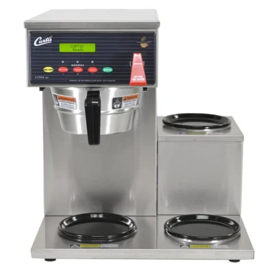 Curtis ALP3GTR63A000 – 12 Cup Brewer with 3 Right Lower Warmers