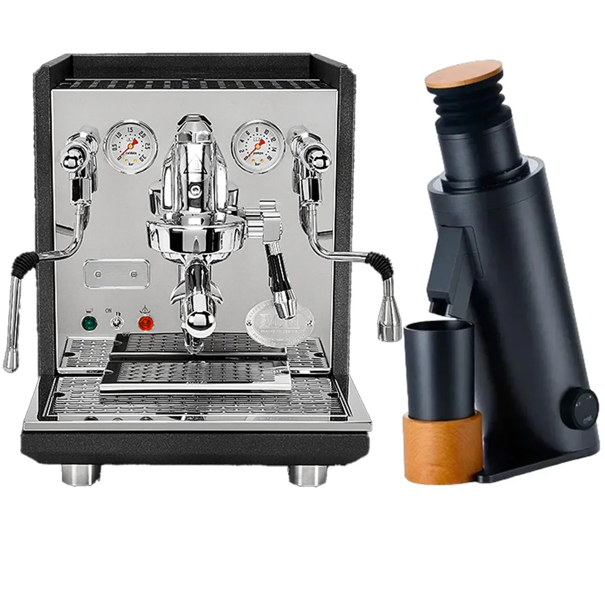 ECM Synchronika Anthracite & DF64 V - Grinder Bundle