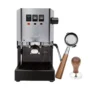 Gaggia Classic E24 - Stainless & Walnut Portafilter Bundle