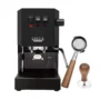 Gaggia Classic E24 - Black & Bottomless Walnut Portafilter