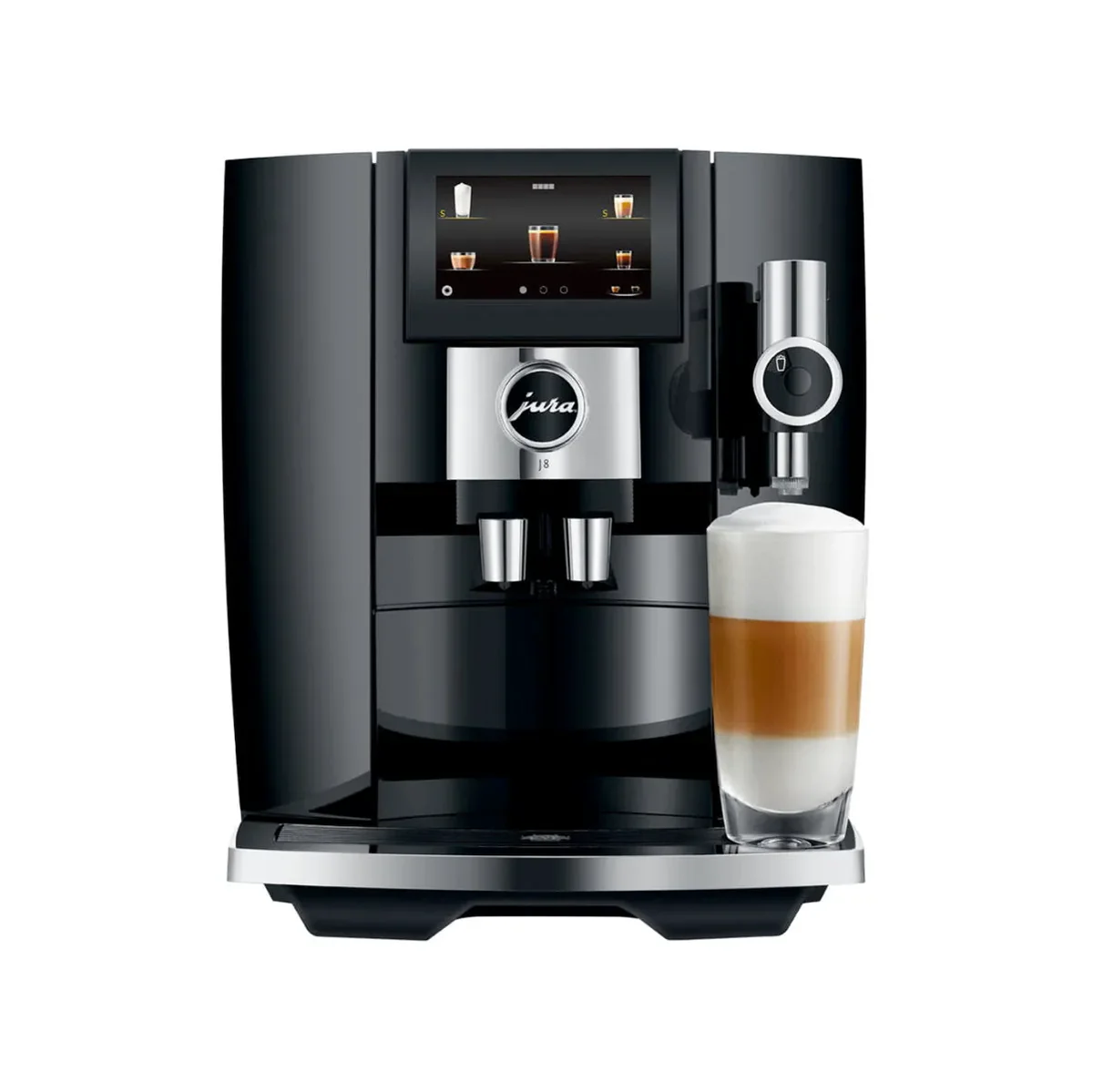 Jura J8 - Super Automatic Espresso Machine Piano Black 15557