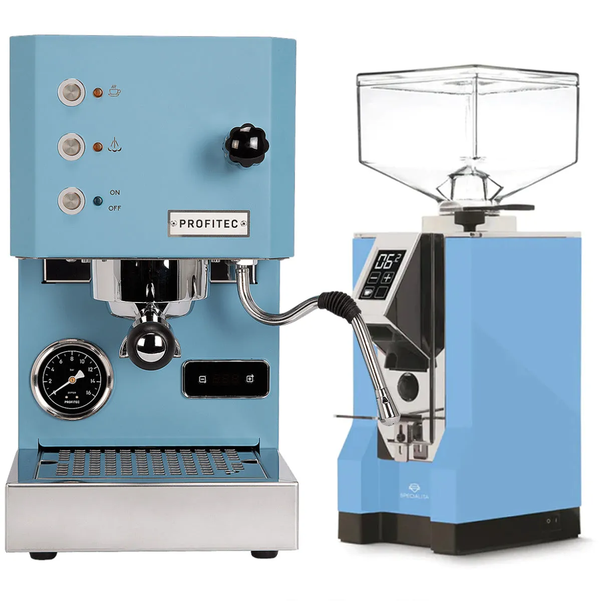 Profitec Go Blue & Eureka Mignon Specialita - Espresso Bundle