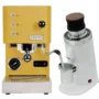 Profitec Go Yellow & DF64 Gen 2 - White Grinder Bundle